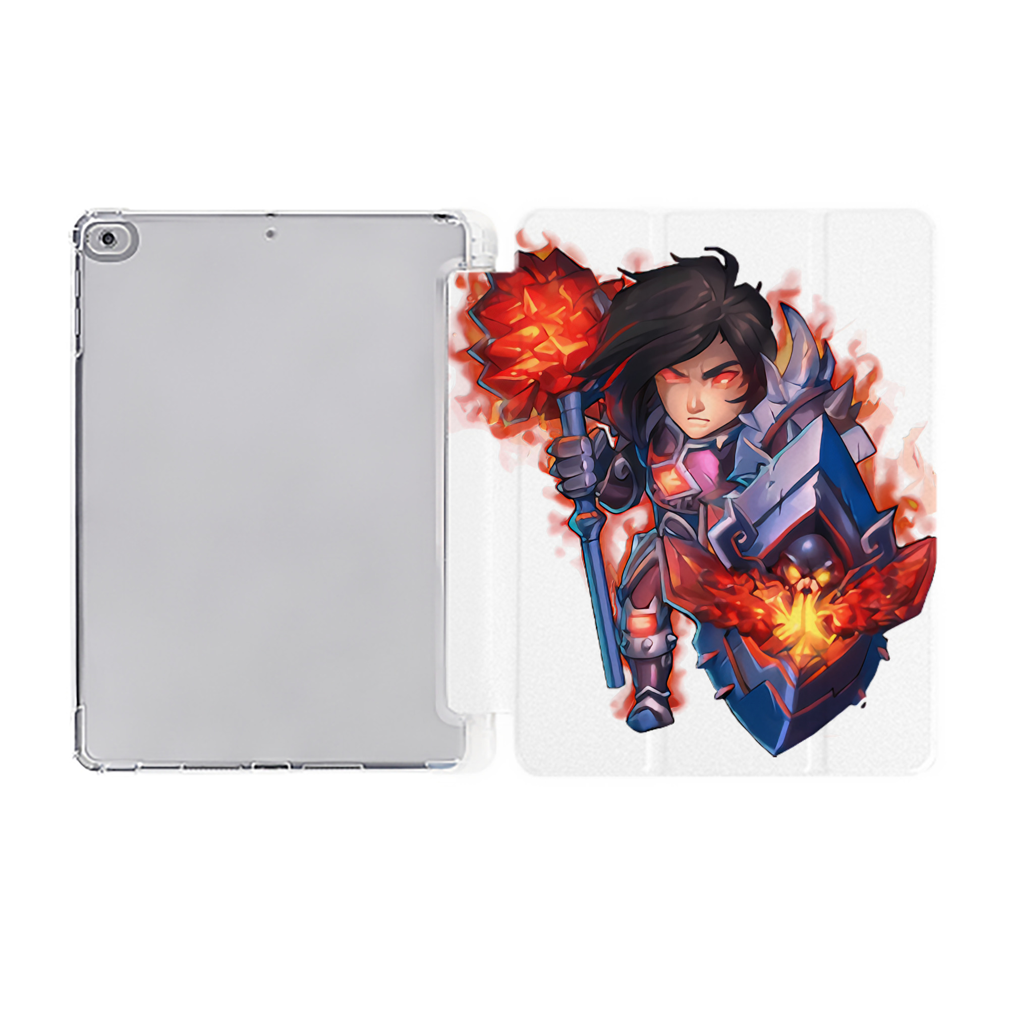 （画像用） リーグ・オブ・レジェンド League of Legends LOL IPad ケース ペン収納付き 三つ折りスタンド PUレザー×シリコン 対応機種9.5/10.5/10.9インチ
